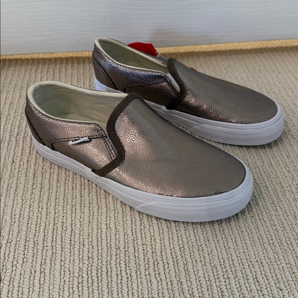 Vans Asher Metalic Slip On Sneaker